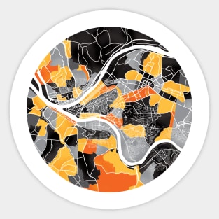 Pittsburgh Map Sticker